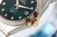 Perfect Replica Swiss Grade Omega Constellation Rose Gold Diamond Bezel Green Dial Watch (6)_th.JPG